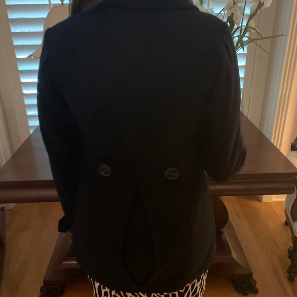 Brand New! Black Pea Coat! - Picture 2 of 3